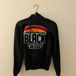 Urban Outfitters Black Hoodie with Colorful Graphic